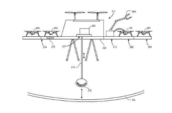 Airborne charging of futuristic drones for drone deliveries