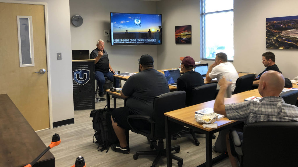 Drone U flight School classroom