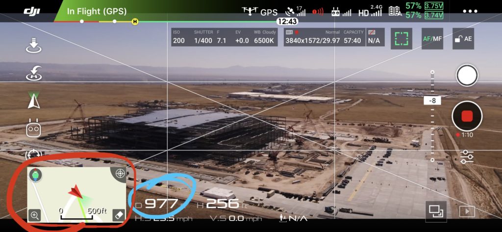 how to know where your drone crashed